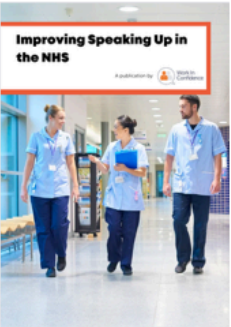 Improving speaking up in the NHS 